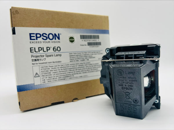 OEM ELP-LP60 Lamp & Housing for Epson Projectors - 1 Year