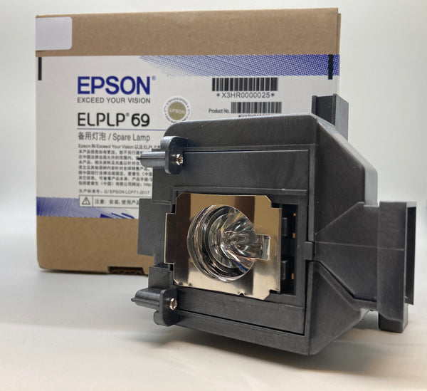 OEM ELP-LP69 Lamp & Housing for Epson Projectors - 1 Year Jaspertronics  Full Support Warranty!