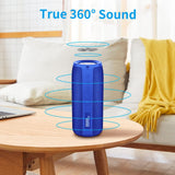 Jaspertronics™ S36 Portable Indoor Outdoor Waterproof Bluetooth Speaker - Blue