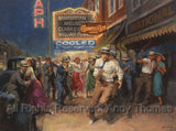 The Death of John Dillinger by Andy Thomas - Paper Print Giclee Limited Edition Artist Proof - 22 x 28