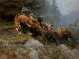 Grizzly Mountain by Andy Thomas - Paper Giclee Limited Edition SN500 - 18 x 24