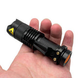 Jaspertronics™ SK68 Black Light LED UV Mini Portable Flashlight - 395nm Stain Detector - Illuminate Urine, Pet Stains, & More!