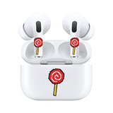 AirSkins - Stylish & Durable Decals for AirPods Pro & Pro 2, LoliPop Design Earbuds & Case Skin, Scratch-Resistant, Precision Fit, Wireless Charging Friendly, Easy Application - 58 Designs Available