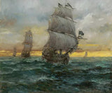 Black Bart's Fleet by Andy Thomas - Canvas Giclee Limited Edition Artist Proof 30 - 20 x 24