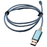 Jaspertronics™ Flowing LED Charging Cables with Quick Disconnect Magnetic Tips for Smart Phones, Tablets, and More!