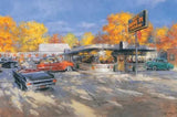 Boots Drive-In by Andy Thomas - Canvas Open Edition - 12 x 18