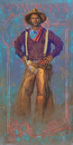 Cowboy by Brent Flory - Canvas Giclee Limited Edition Signed & Numbered 300 - 12 x 24