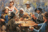 Draw Poker by Andy Thomas - Canvas Giclee Limited Edition Signed & Numbered 250 - 20 x 30