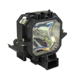 Jaspertronics™ OEM Lamp & Housing for The Epson EMP-73+ Projector with Philips bulb inside - 240 Day Warranty