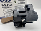 OEM Lamp & Housing for The Epson H371A Projector - 1 Year Jaspertronics Full Support Warranty!