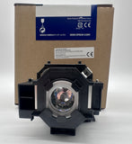 OEM Lamp & Housing for The Epson H281B Projector - 1 Year Jaspertronics Full Support Warranty!