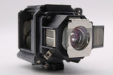 Jaspertronics™ OEM Lamp & Housing for The Epson H345A Projector with Ushio bulb inside - 240 Day Warranty