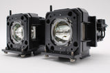 OEM Lamp & Housing TwinPack for The Panasonic PT-FDZ97C Projector - 1 Year Jaspertronics Full Support Warranty!