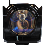 Jaspertronics™ Original Lamp & Housing for the Panasonic PT-D12000 (Single) Projector - 1 Year Warranty