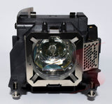 Jaspertronics™ OEM Lamp & Housing for The Panasonic PT-VX42U Projector with Ushio bulb inside - 240 Day Warranty