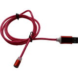 Jaspertronics™ Flowing LED Charging Cables with Quick Disconnect Magnetic Tips for Smart Phones, Tablets, and More!