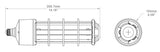 Jaspertronics™ 85W 254nm Germicidal UVC Corn Light with Wireless Control & Microwave Sensor