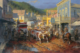 Gold Town by Andy Thomas - Canvas Open Edition - 12 x 18