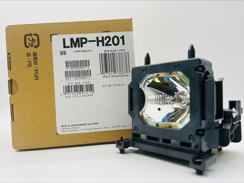 OEM LMP-H201 Lamp & Housing for Sony Projectors - 1 Year Jaspertronics Full  Support Warranty!