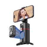 Jaspertronics™ Auto Face Tracking Tripod 360° Rotating Auto Tracking Phone Stand, No App, Phone Camera Stand with Remote and Gesture Control, Rechargeable Smart Shooting Stand for Live Video Recording Tiktok (P02)