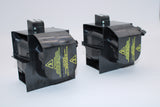 Jaspertronics™ OEM Lamp & Housing TwinPack for The Barco iD R600 Projector with Philips bulb inside - 240 Day Warranty