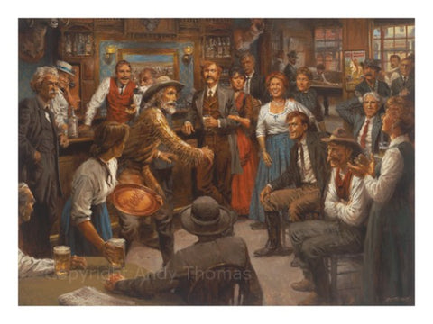 Tales of the Old West by Andy Thomas - Canvas Giclee Limited Edition SN350 - 18 x 24