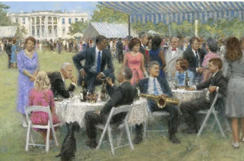 The Democratic Party by Andy Thomas - Canvas Giclee Limited Edition Tribute Special 46 - 30 x 45