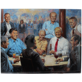 The Republican Club 8 x 10 Free Standing Tile - US Presidents by Andy Thomas