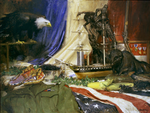 Tribute to America by Andy Thomas - Canvas Giclee Limited Edition Signed & Numbered 300 - 18 x 24