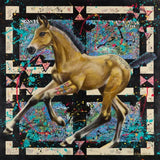 Wild Fillies Make the Best Horses 1 by Liz Chappie-Zoller - Canvas Giclee Limited Edition Signed & Numbered 300 - 24 x 24