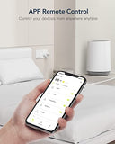 Jaspertronics™ Smart Plug Outlet with Voice Control and WiFi Remote Control - Works with Alexa and The Google Assistant